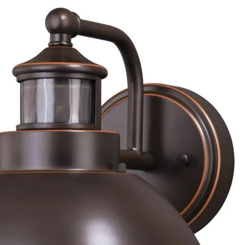 Buy Patriot Lighting® Dualux® Harwich Burnished Bronze Outdoor Wall Light