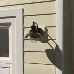 Buy Patriot Lighting® Dualux® Harwich Burnished Bronze Outdoor Wall Light