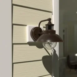 Buy Patriot Lighting® Dualux® Harwich Burnished Bronze Outdoor Wall Light