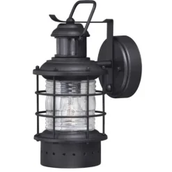 Buy Patriot Lighting® Dualux® Hyannis Textured Black Outdoor Wall Light