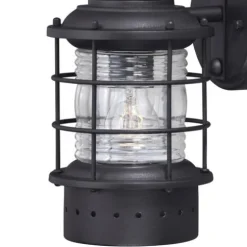 Buy Patriot Lighting® Dualux® Hyannis Textured Black Outdoor Wall Light