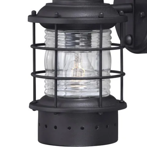 Buy Patriot Lighting® Dualux® Hyannis Textured Black Outdoor Wall Light