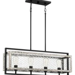 Buy Patriot Lighting Elegant Home Patriot Lighting® Elegant Home Bastein Black 4 Light Island Light