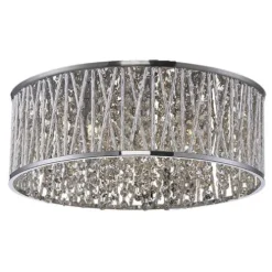 Buy Patriot Lighting® Elegant Home Carolyn Chrome 6-Light Flush Mount Ceiling Light