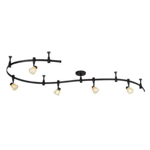 Buy Patriot Lighting® Emma 5-Light Bronze Flexible Track Lighting Set