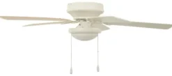 Buy Patriot Lighting™ Gilford 52″ White Indoor Led Ceiling Fan