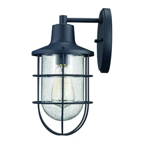 Buy Patriot Lighting® Hillcrest Black Outdoor Wall Light