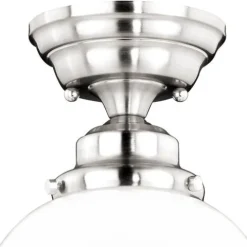 Buy Patriot Lighting® Huntley Satin Nickel Semi-Flush Mount Ceiling Light