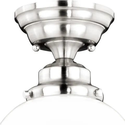 Buy Patriot Lighting® Huntley Satin Nickel Semi-Flush Mount Ceiling Light