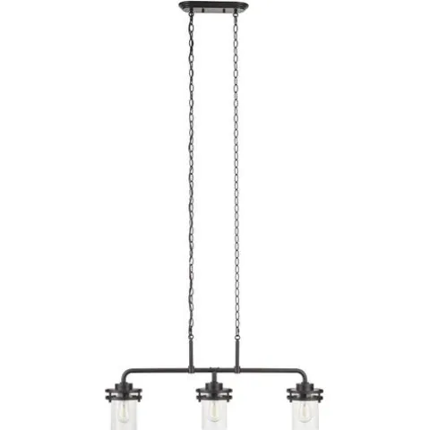 Buy Patriot Lighting® Joska Matte Black 3-Light Island Light