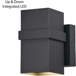 Buy Patriot Lighting® Lavage Textured Black Led Outdoor Wall Light