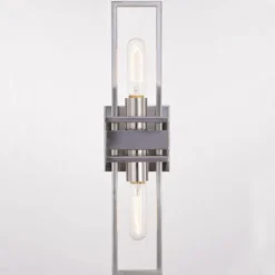 Buy Patriot Lighting® Marquis Satin Nickel 2 Light Wall Light