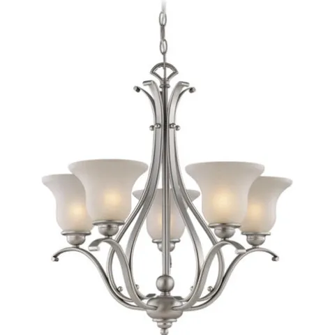 Buy Patriot Lighting® Monrovia Brushed Nickel 5 Light Chandelier