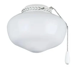 Buy Patriot Lighting® Opal Schoolhouse Led Ceiling Fan Light