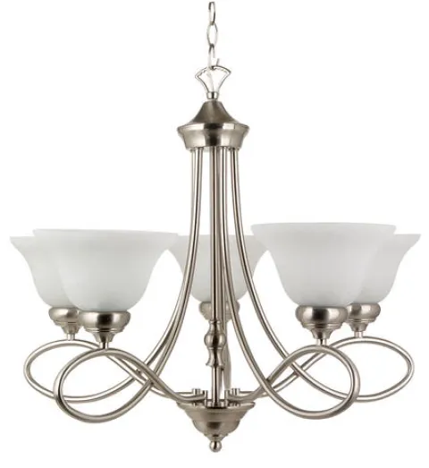 Buy Patriot Lighting® Rianto 5-Light Brushed Nickel Chandelier