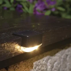 Buy Patriot Lighting® Solar Integrated Led Rail Landscape Light – 4 Pack