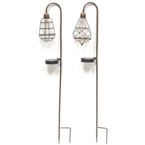 Buy Patriot Lighting® Solar Integrated Led Vintage Cage Landscape Light – Assorted