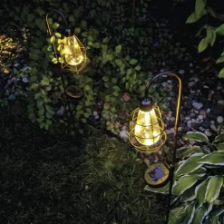 Buy Patriot Lighting® Solar Integrated Led Vintage Cage Landscape Light – Assorted