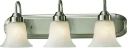 Buy Patriot Lighting® Stewart Brushed Nickel 3-Light Vanity Light