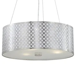 Buy Patriot Lighting® Tetra Polished Steel 3-Light Pendant