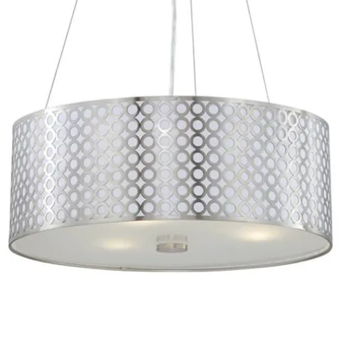 Buy Patriot Lighting® Tetra Polished Steel 3-Light Pendant