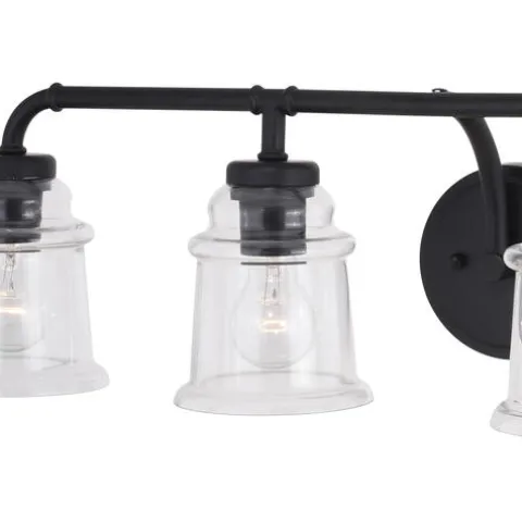 Buy Patriot Lighting® Toledo Matte Black 4 Light Vanity Light