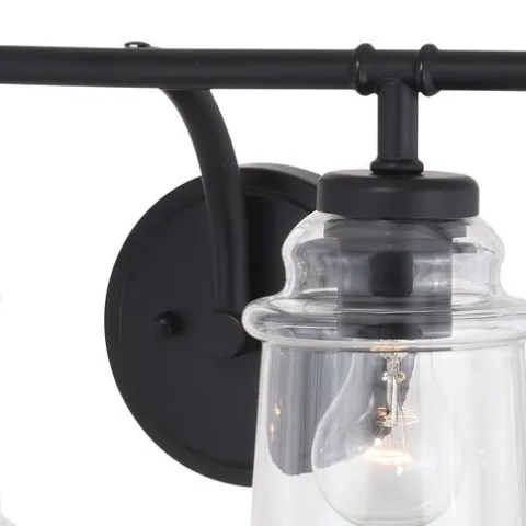Buy Patriot Lighting® Toledo Matte Black 4 Light Vanity Light