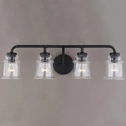 Buy Patriot Lighting® Toledo Matte Black 4 Light Vanity Light
