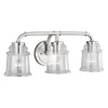 Buy Patriot Lighting® Toledo Satin Nickel 3 Light Vanity Light