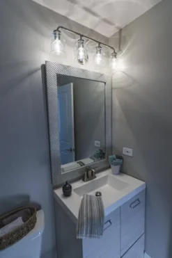 Buy Patriot Lighting® Toledo Satin Nickel 3 Light Vanity Light