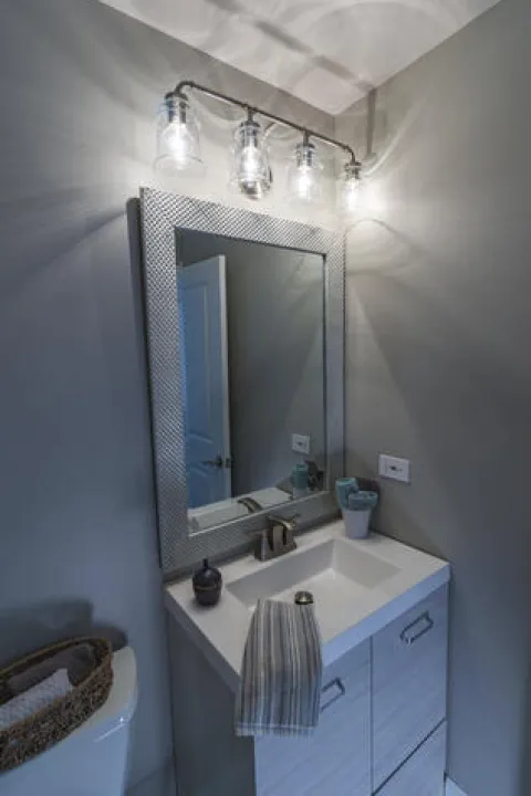 Buy Patriot Lighting® Toledo Satin Nickel 3 Light Vanity Light