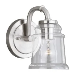 Buy Patriot Lighting® Toledo Satin Nickel 1 Light Vanity Light