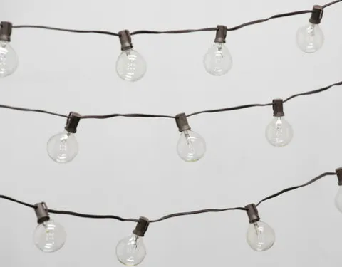 Cheap Patriot Lighting® 19′ 9-3/4″ 24-Light Globe Bulb String Light