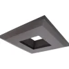 Cheap Patriot Lighting® 5″ & 6″ Recessed Bronze Baffle Square Trim For Downlight