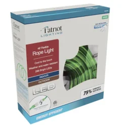 Cheap Patriot Lighting® 48′ Plug-In Green Led Rope Light
