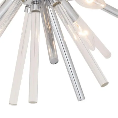 Cheap Patriot Lighting® Aria Chrome Flush Mount Ceiling Light