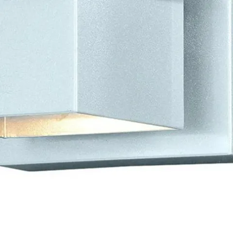 Cheap Patriot Lighting® Architecture Painted Satin Nickel Integrated Led Outdoor Wall Light