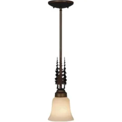 Cheap Patriot Lighting® Bryce Burnished Bronze 1-Light Mini Pendant