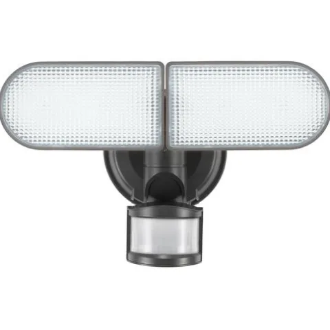 Cheap Patriot Lighting® Bronze Led Dual Head Solar Motion Sensor Outdoor Security Flood Light