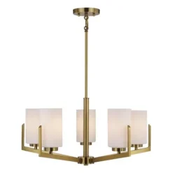 Cheap Patriot Lighting® Citrine Gold 5-Light Chandelier