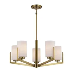 Cheap Patriot Lighting® Citrine Gold 5-Light Chandelier