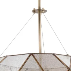 Cheap Patriot Lighting® Euclid Aged Brass 3 Light Pendant