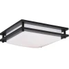 Cheap Patriot Lighting® Horizon Oil Burnished Bronze Flush Mount Ceiling Light