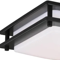Cheap Patriot Lighting® Horizon Oil Burnished Bronze Flush Mount Ceiling Light