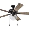 Cheap Patriot Lighting™ Hyattsville 52″ Bronze Indoor/Outdoor Led Ceiling Fan