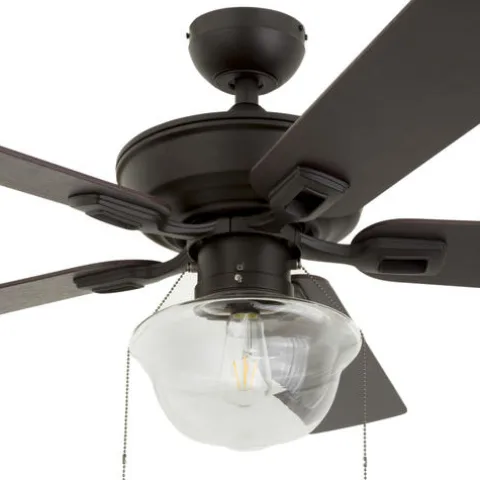 Cheap Patriot Lighting™ Hyattsville 52″ Bronze Indoor/Outdoor Led Ceiling Fan