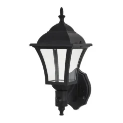 Cheap Patriot Lighting® Jaymes Black Led Motion Sensor Outdoor Wall Light
