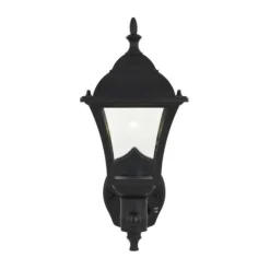 Cheap Patriot Lighting® Jaymes Black Led Motion Sensor Outdoor Wall Light