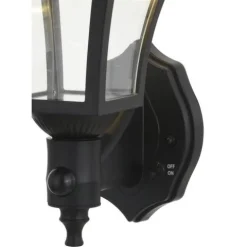 Cheap Patriot Lighting® Jaymes Black Led Motion Sensor Outdoor Wall Light