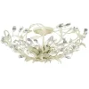 Cheap Patriot Lighting® Jardin French Cream Semi-Flush Mount Ceiling Light